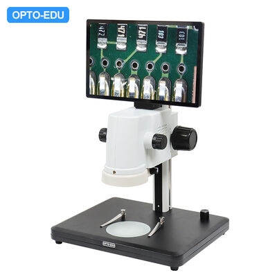 OPTO-EDU A36.3602 Professional 110X LCD Digital Measuring Microscope 11.6 inch 5MP CMOS Camera Stereo Video Microscope