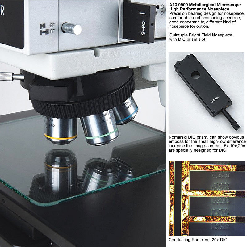 Metallurgical Optical Microscope Trinocular
